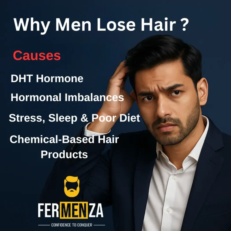 Why men Lose Hair